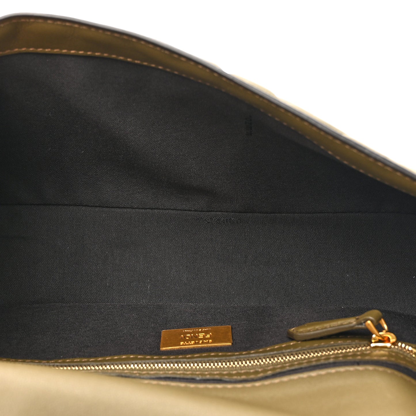 Nappa FF 1974 Embossed Baguette Avocado