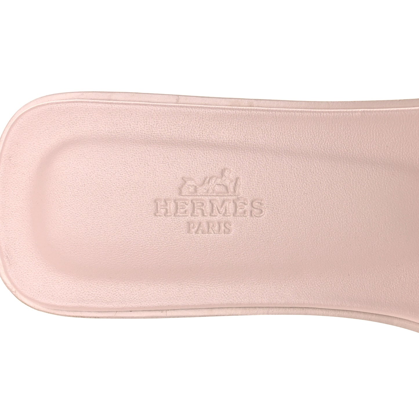Box Calfskin Oran Sandals 39.5 Rose Pale