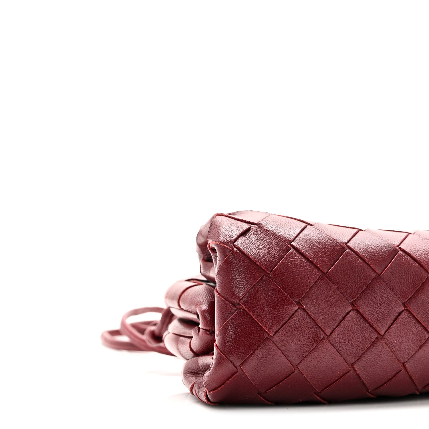 Bottega Veneta Nappa Intrecciato The Mini Pouch Bordeaux 8 of 9
