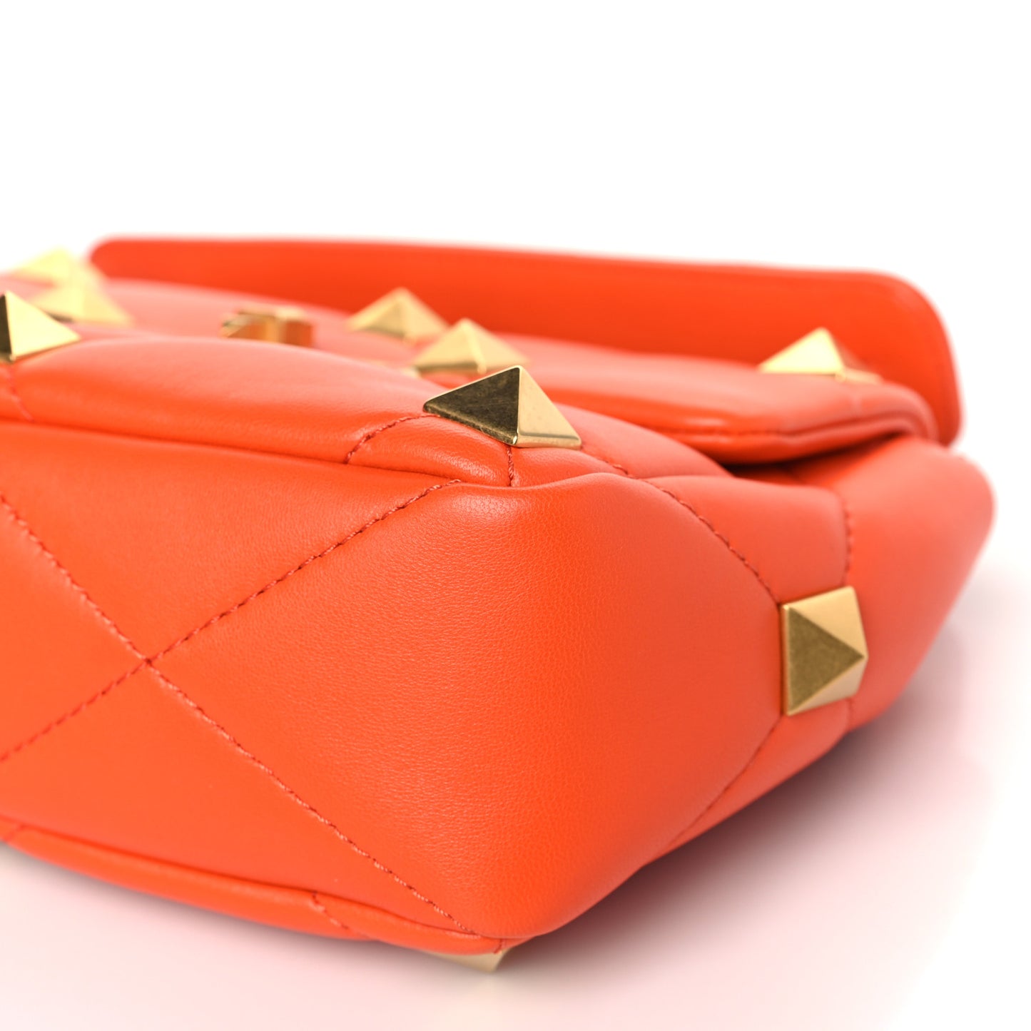 Nappa Medium Roman Stud Shoulder Bag Titian