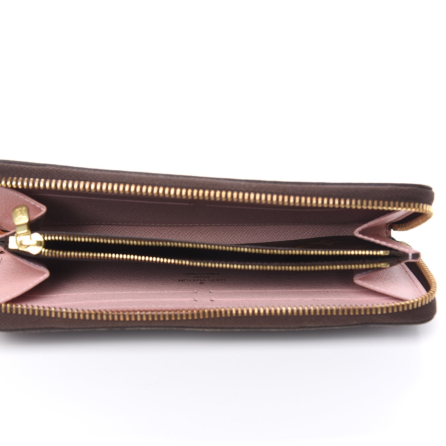 Monogram Clemence Wallet Rose Ballerine