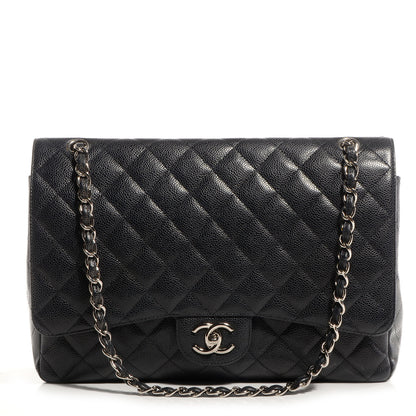 Chanel Caviar Quilted Maxi Double Flap Black 1 of 7