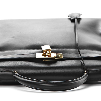 Hermes Box Kelly Retourne 35 Black 26 of 37