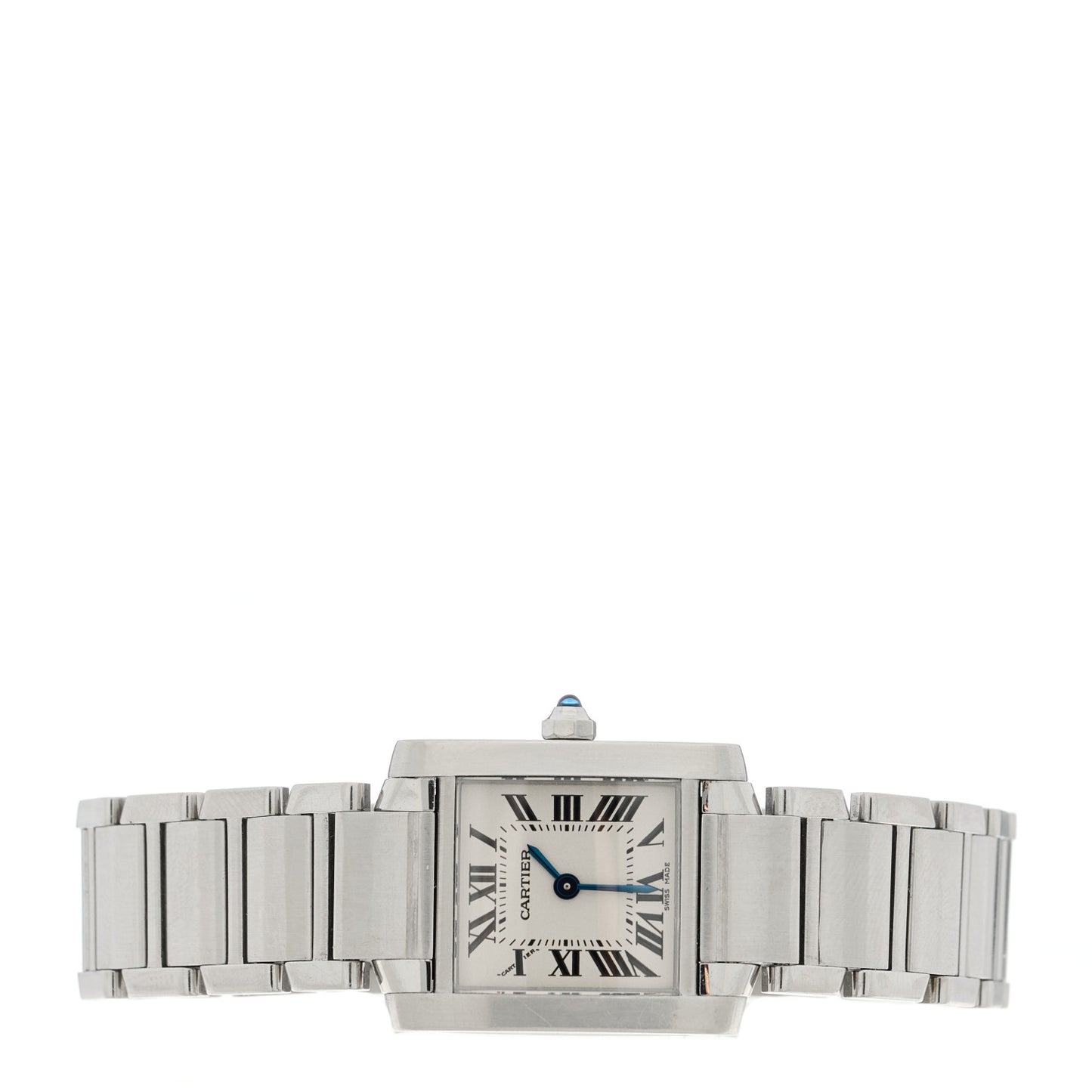 Stainless Steel 20mm Tank Francaise Quartz Watch