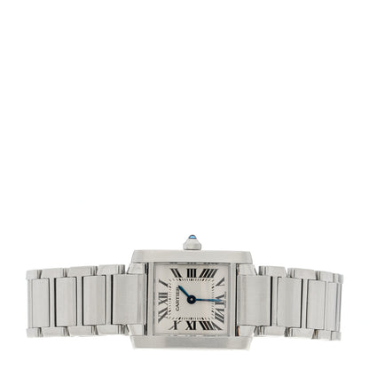 Cartier Stainless Steel 20mm Tank Francaise Quartz Watch 2 of 5