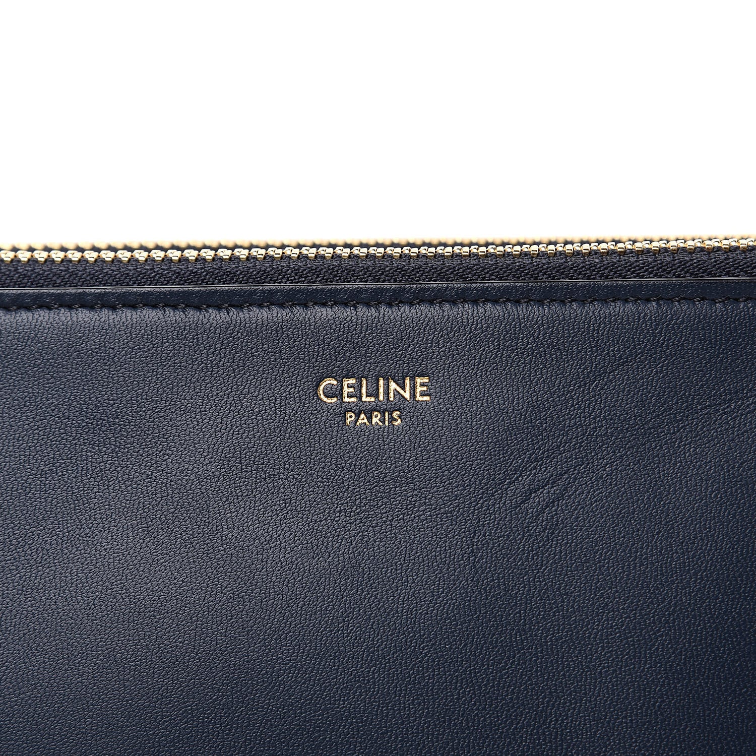 Celine Lambskin Small Trio Crossbody Bag Abyss Blue 8 of 10
