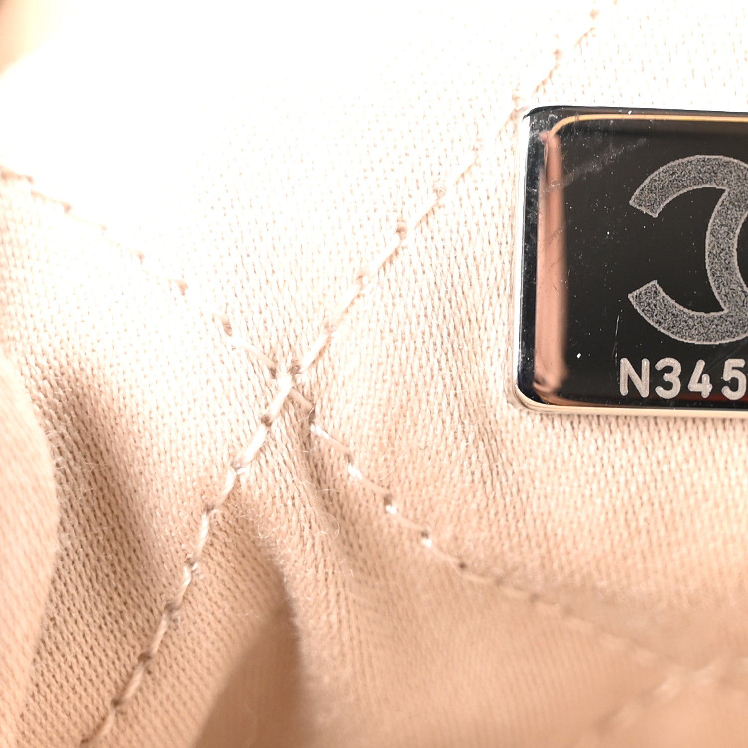 Chanel Shiny Calfskin Quilted Small Chanel 22 Ecru 8 of 11