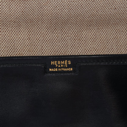 Hermes Box Calf Jige PM Clutch Black 6 of 10