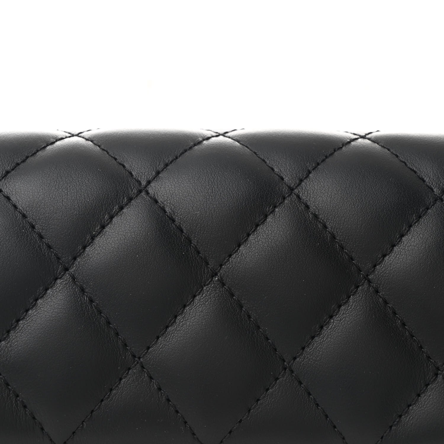 Chanel Calfskin Quilted CC Uniform Flap Belt Bag Black 9 of 11