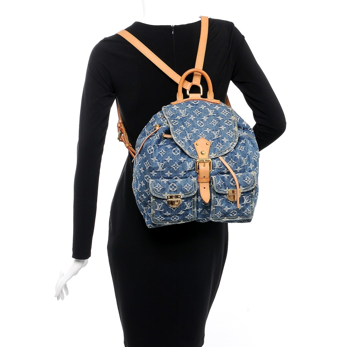 Denim Sac a Dos Backpack GM Blue