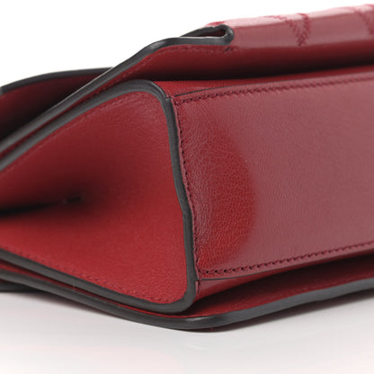 Givenchy Goatskin Quilted Small GV3 Shoulder Bag Vermilion 7 of 9