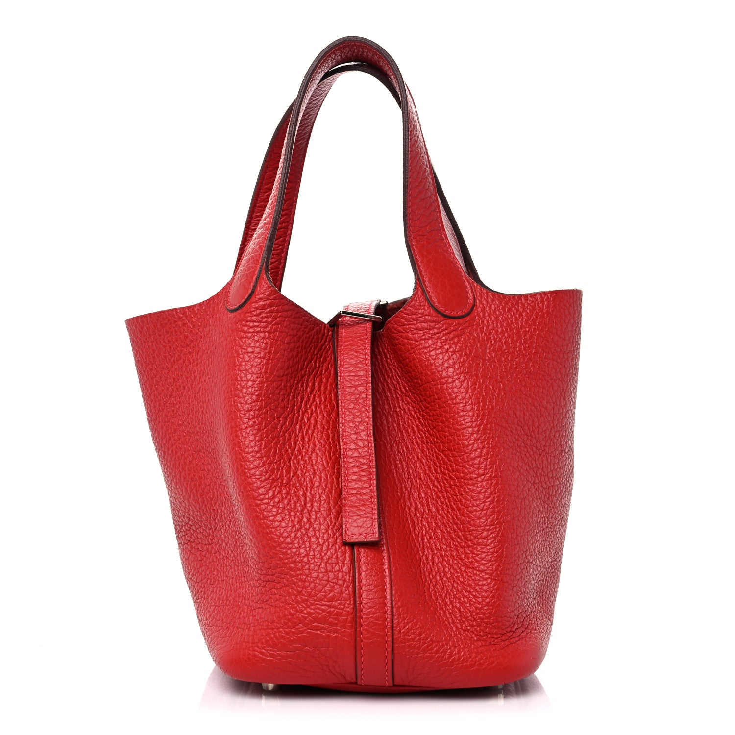 Hermes Taurillon Clemence Picotin 18 PM Rouge Vif 1 of 10