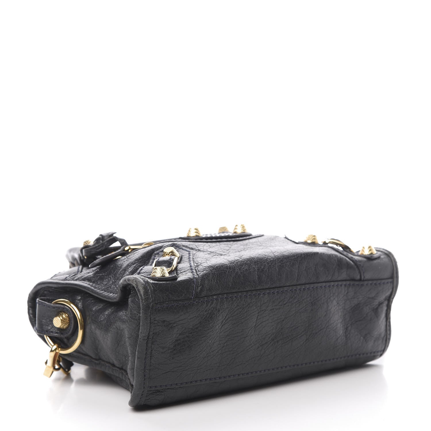 Balenciaga Agneau Giant 12 Gold Hardware Mini City Anthracite 5 of 15