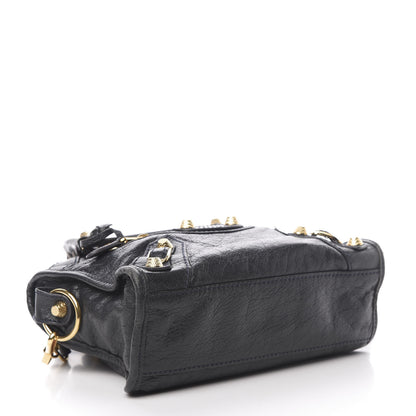 Balenciaga Agneau Giant 12 Gold Hardware Mini City Anthracite 5 of 15