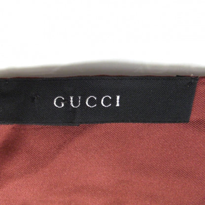 Gucci Silk Briglie Square Scarf Burgundy 7 of 7
