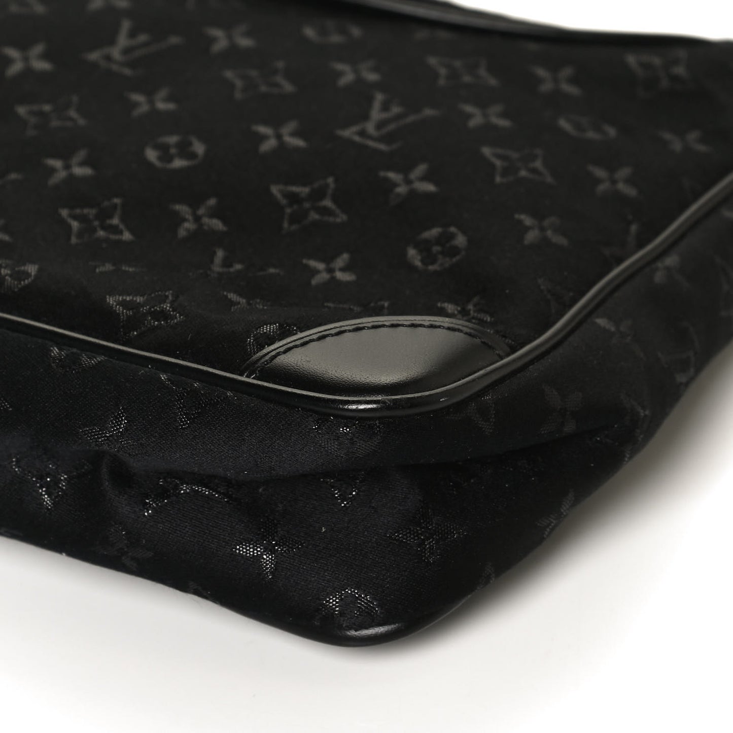 Satin Monogram Little Boulogne Black