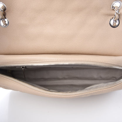 Chanel Caviar Quilted Jumbo Easy Flap Beige 5 of 7