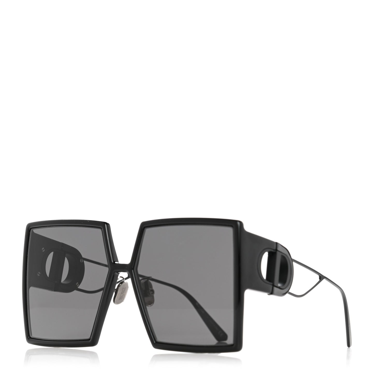 Square 30 Montaigne Sunglasses Black