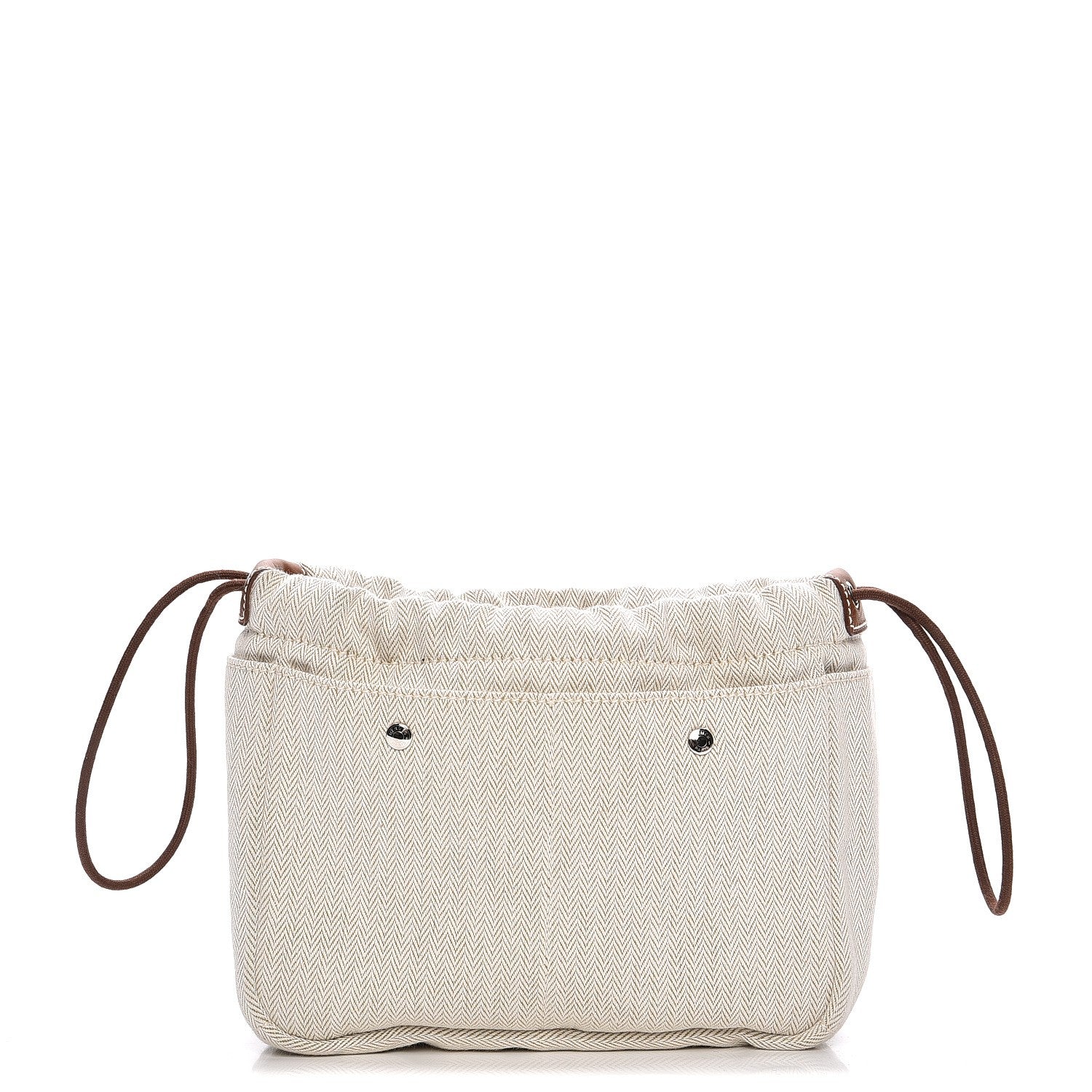 Hermes Canvas Barenia Fourbi 20 PM Pouch Naturel Fauve 1 of 6