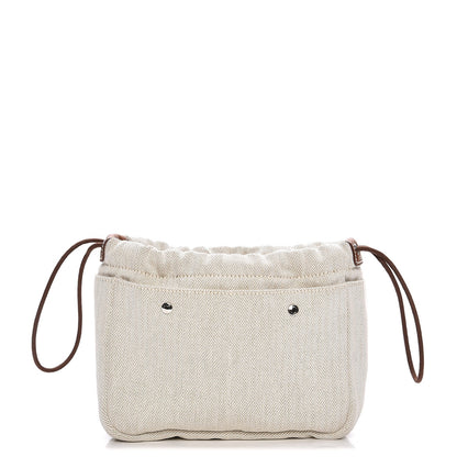 Hermes Canvas Barenia Fourbi 20 PM Pouch Naturel Fauve 1 of 6