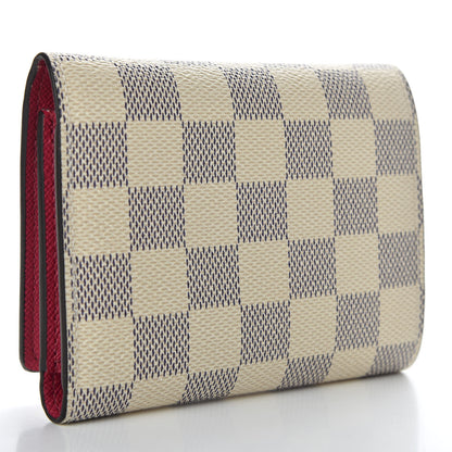Louis Vuitton Damier Azur 2017 Christmas Animation Victorine Wallet 3 of 7