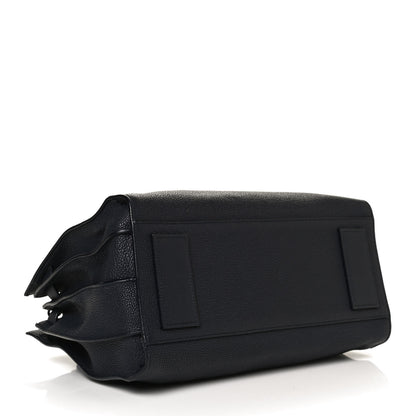 Saint Laurent Grained Calfskin Small Supple Sac De Jour Navy 3 of 13