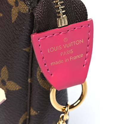 Louis Vuitton Monogram 2020 Christmas Animation Roller Coaster Mini Pochette Accessories Pivoine 6 of 10