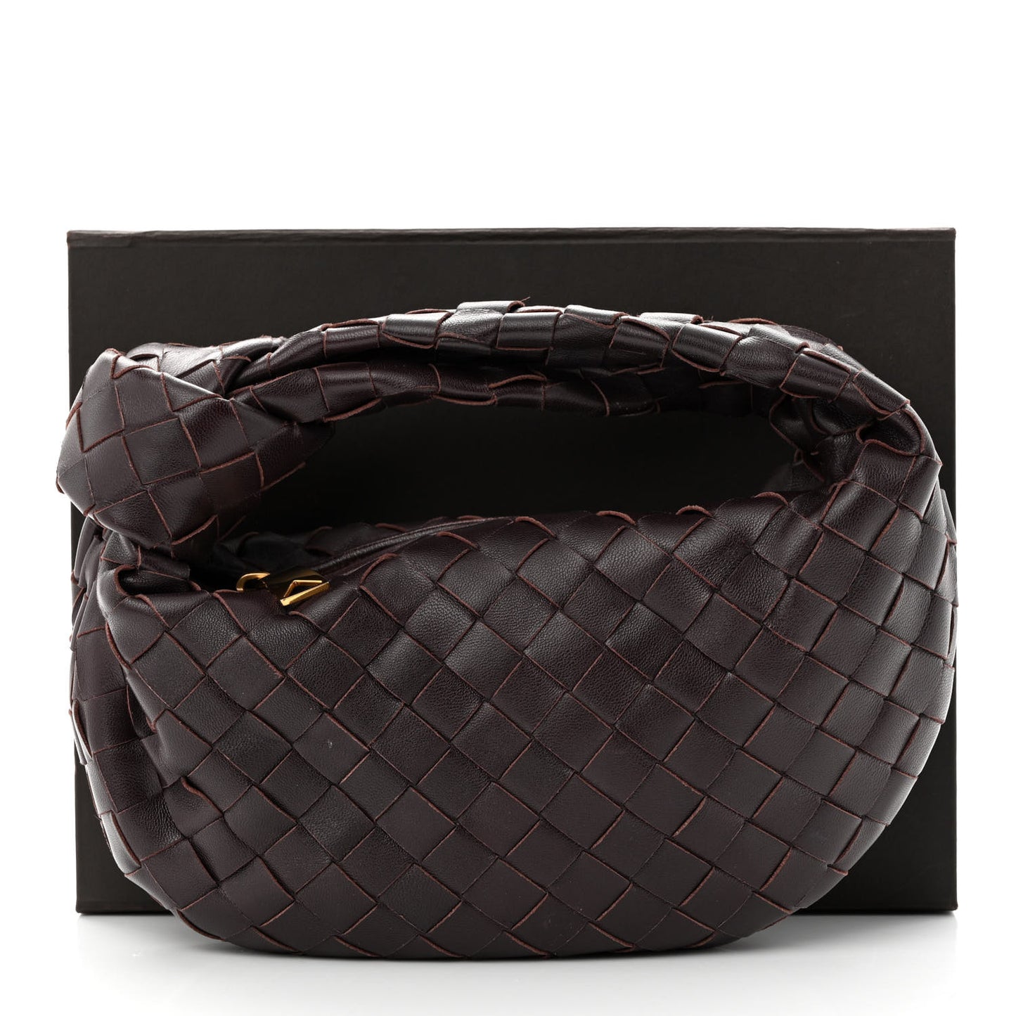 Nappa Intrecciato Mini Jodie Grape