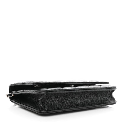 Chanel Caviar Quilted Wallet On Chain WOC Black 4 of 12