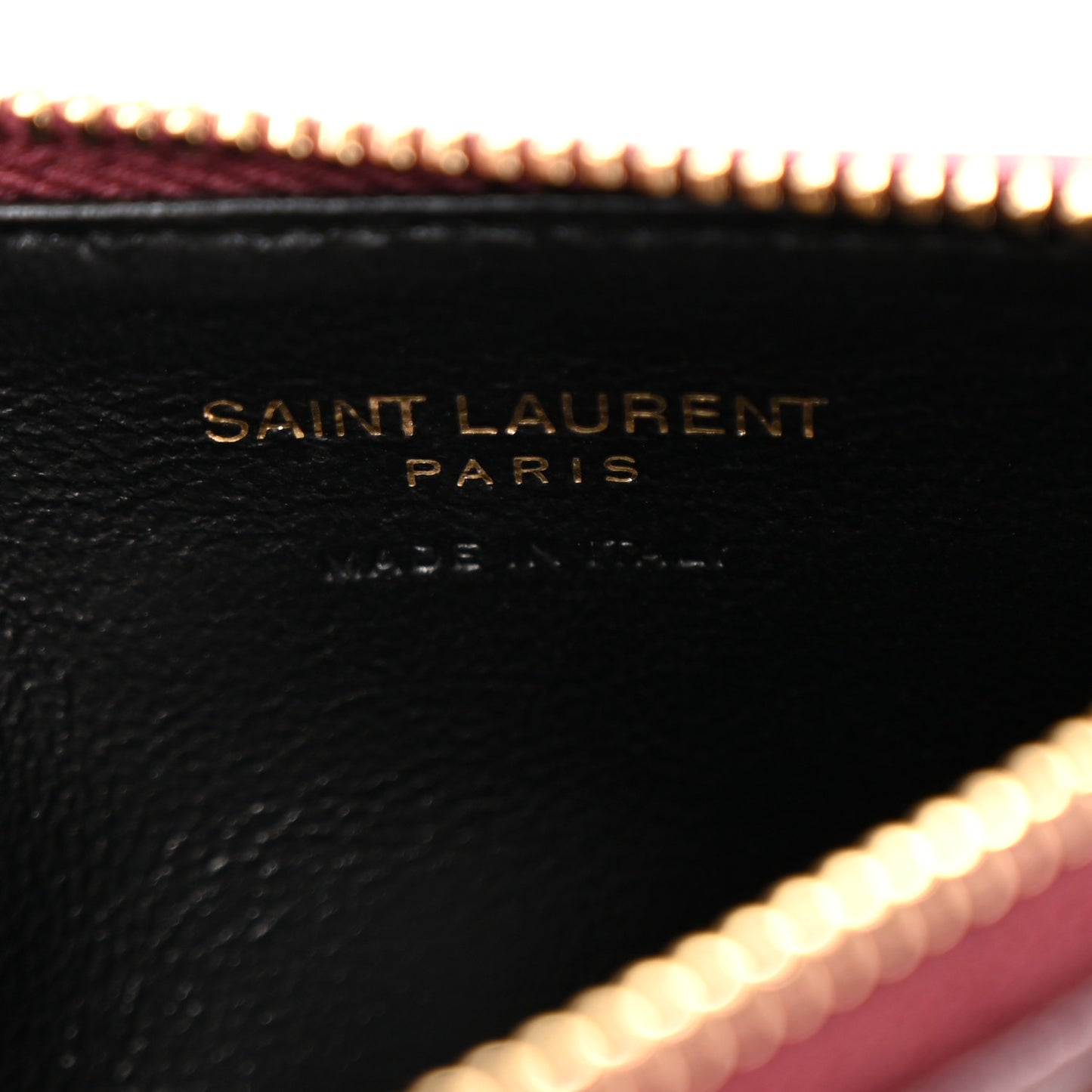 Monogram Grain de Poudre 5 Fragments Zip Pouch Card Holder Palissandre