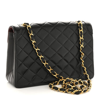 Chanel Lambskin Quilted Small Single Flap Black 3 of 14