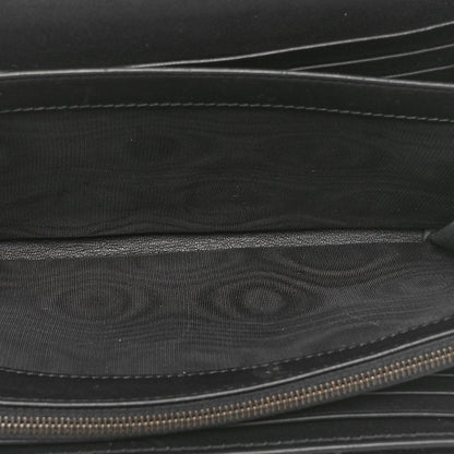Gucci Velvet Matelasse GG Marmont Chain Wallet Black 5 of 10