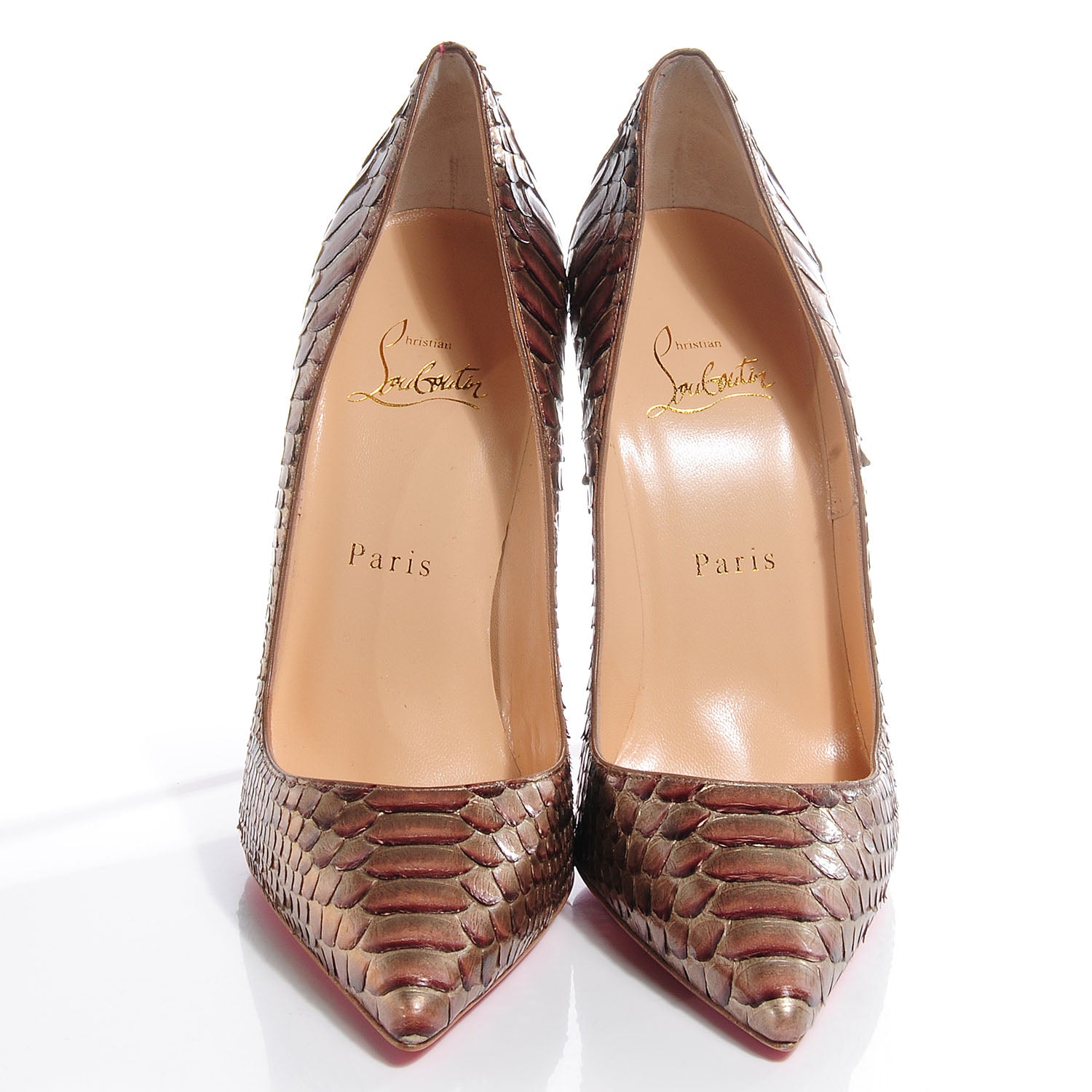 Christian Louboutin Python So Kate 120 Pumps 38.5 2 of 7