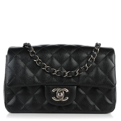 Chanel Caviar Quilted Mini Rectangular Flap Black 1 of 8
