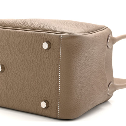 Hermes Taurillon Clemence Lindy 26 Etoupe 10 of 11
