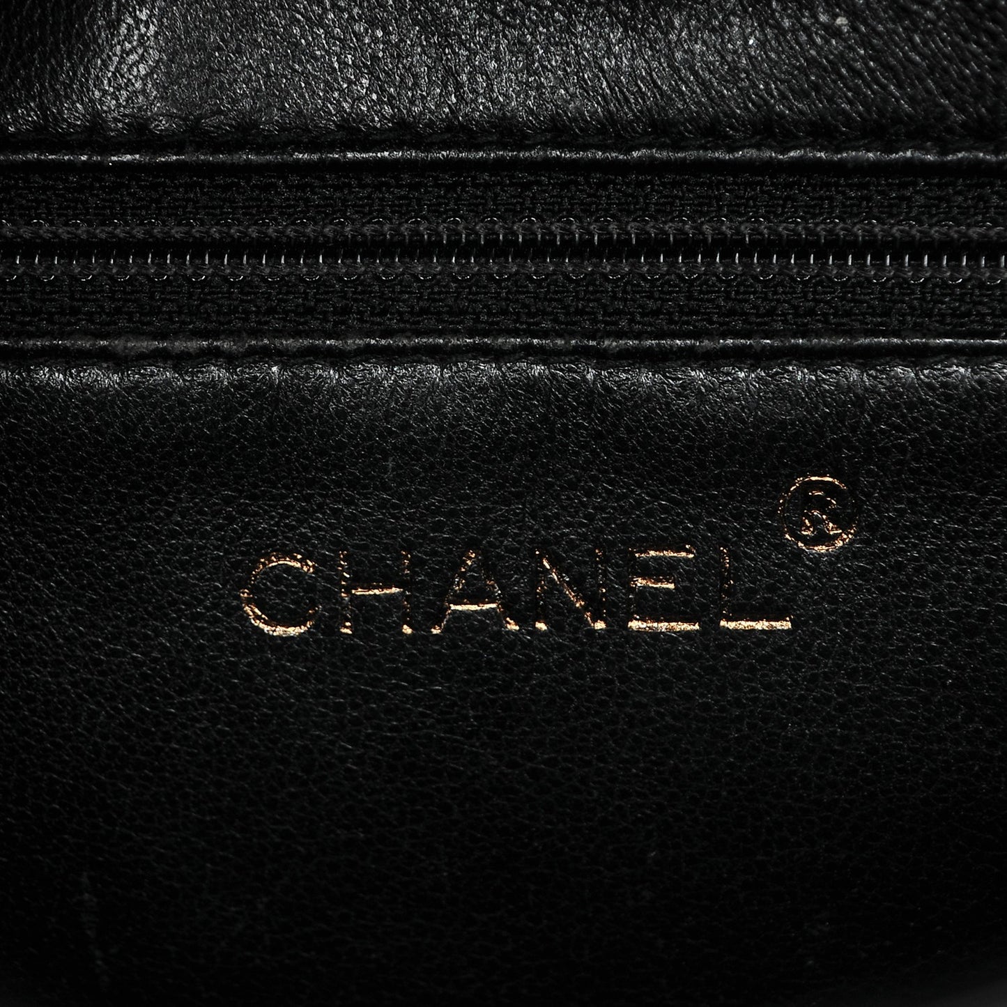 Patent Stitched Shoulder Flap Bag Black