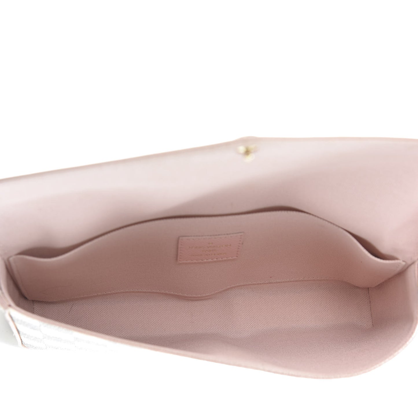 Damier Azur Calfskin Pochette Felicie Eau de Rose