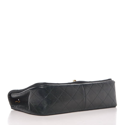 Chanel Lambskin Quilted Small Single Flap Dark Green 4 of 14