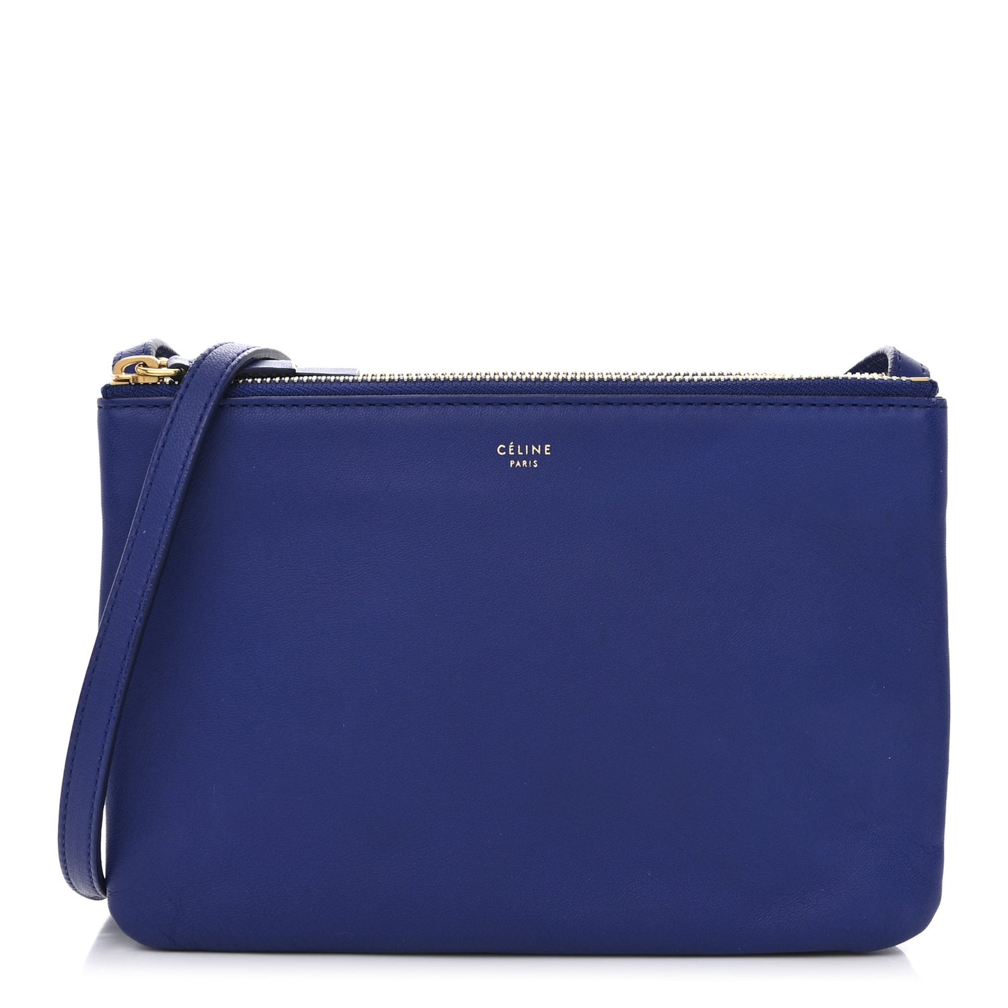 Lambskin Small Trio Crossbody Bag Indigo
