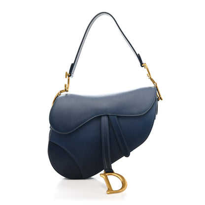 Christian Dior Calfskin Gradient Saddle Bag Indigo Blue 1 of 12