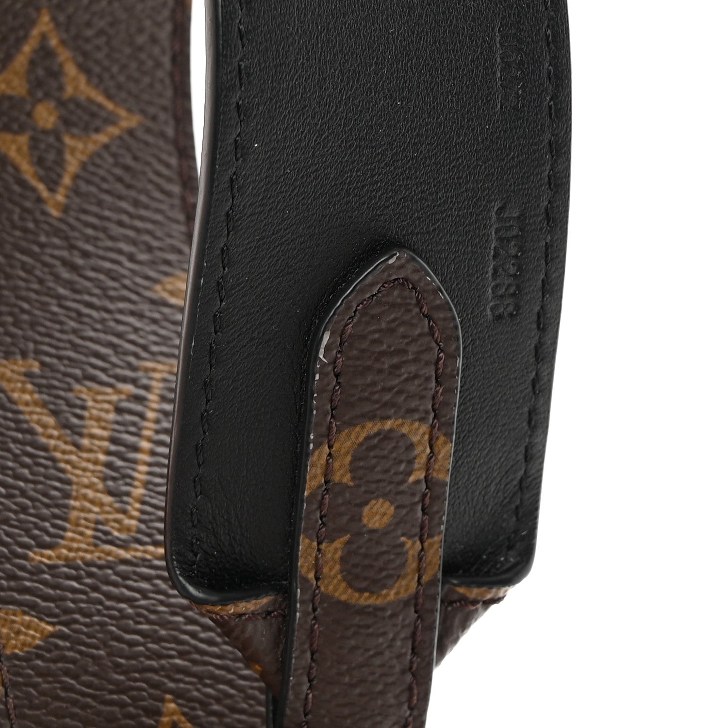 Louis Vuitton Monogram Bandouliere Shoulder Strap Black 5 of 7