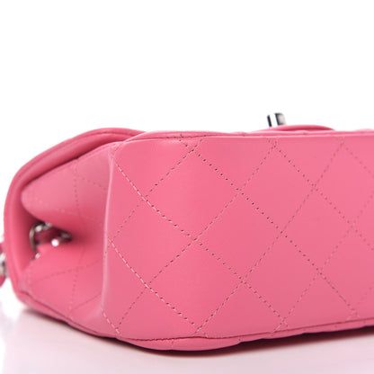 Chanel Lambskin Quilted Mini Square Flap Pink 6 of 11