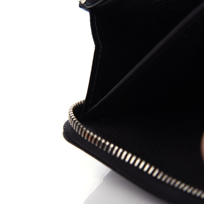 Louis Vuitton Calfskin Zippy Lockme Wallet Black 7 of 8