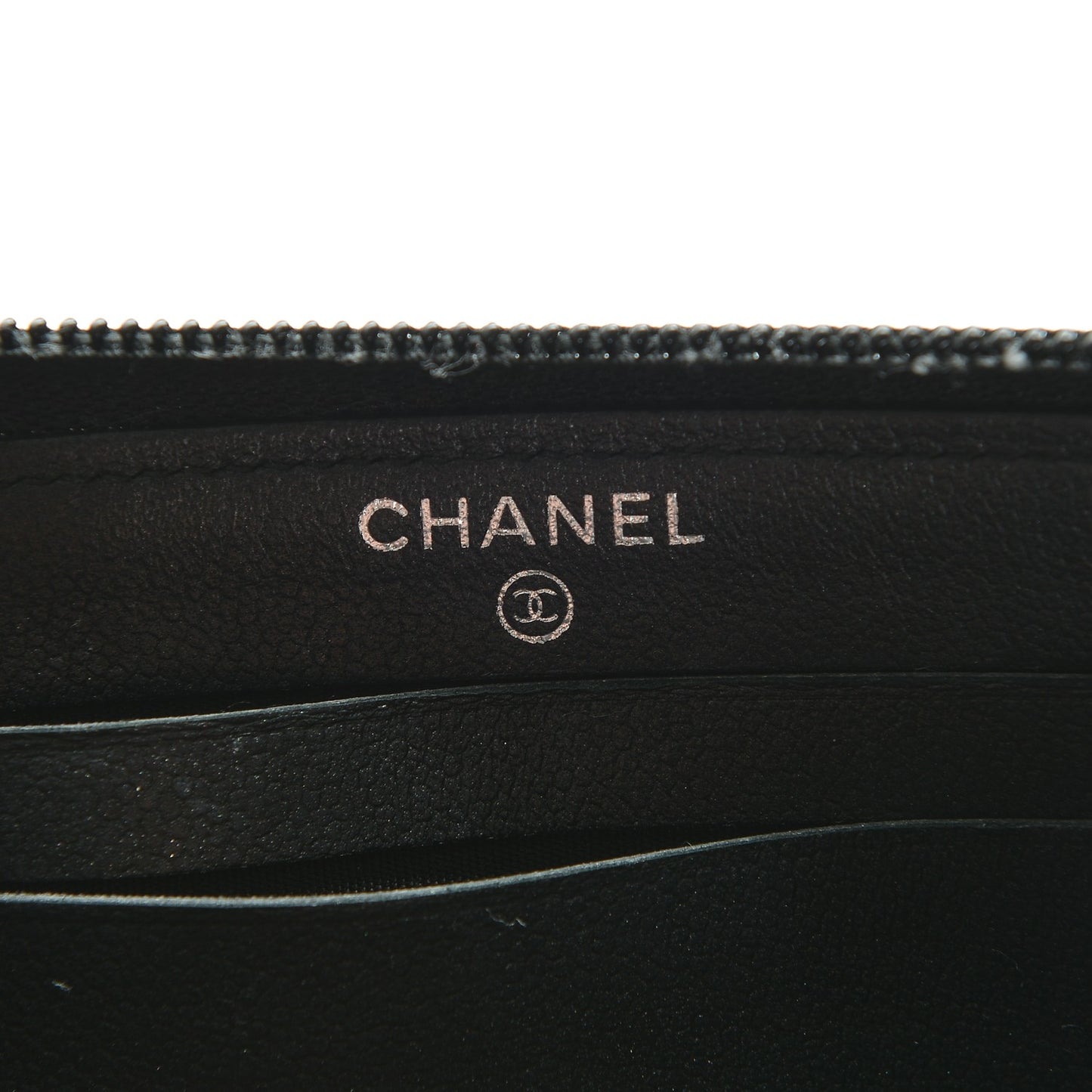 Caviar Quilted Small Boy Zip Around Wallet So Black