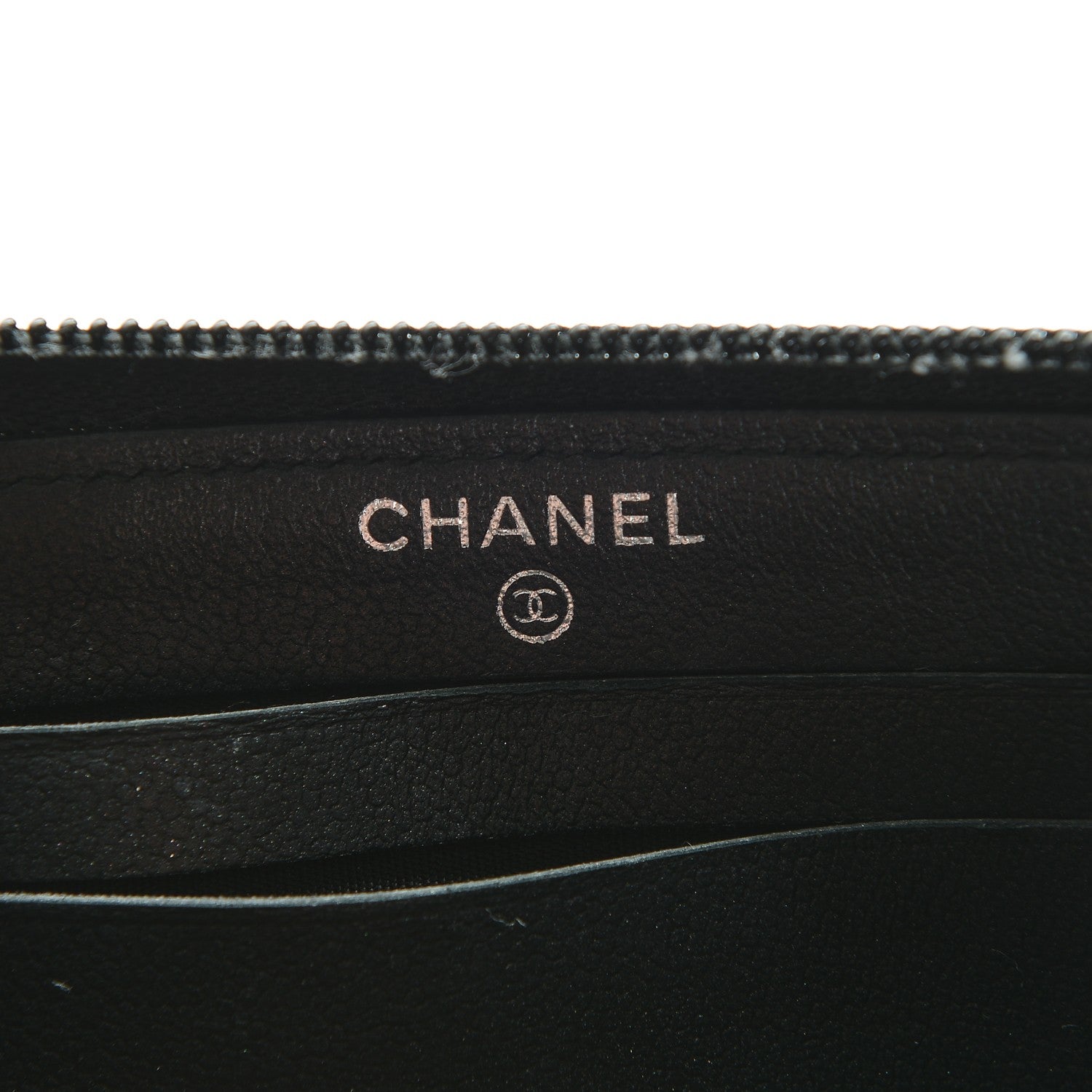 Chanel Caviar Quilted Small Boy Zip Around Wallet So Black 6 of 8
