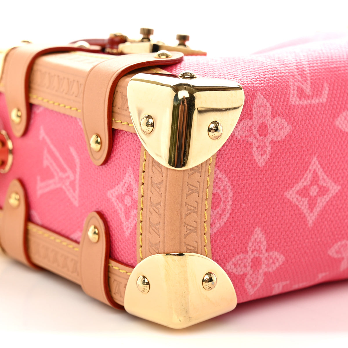 Louis Vuitton Canvas Monogram Side Trunk PM Rose Ruban 8 of 10