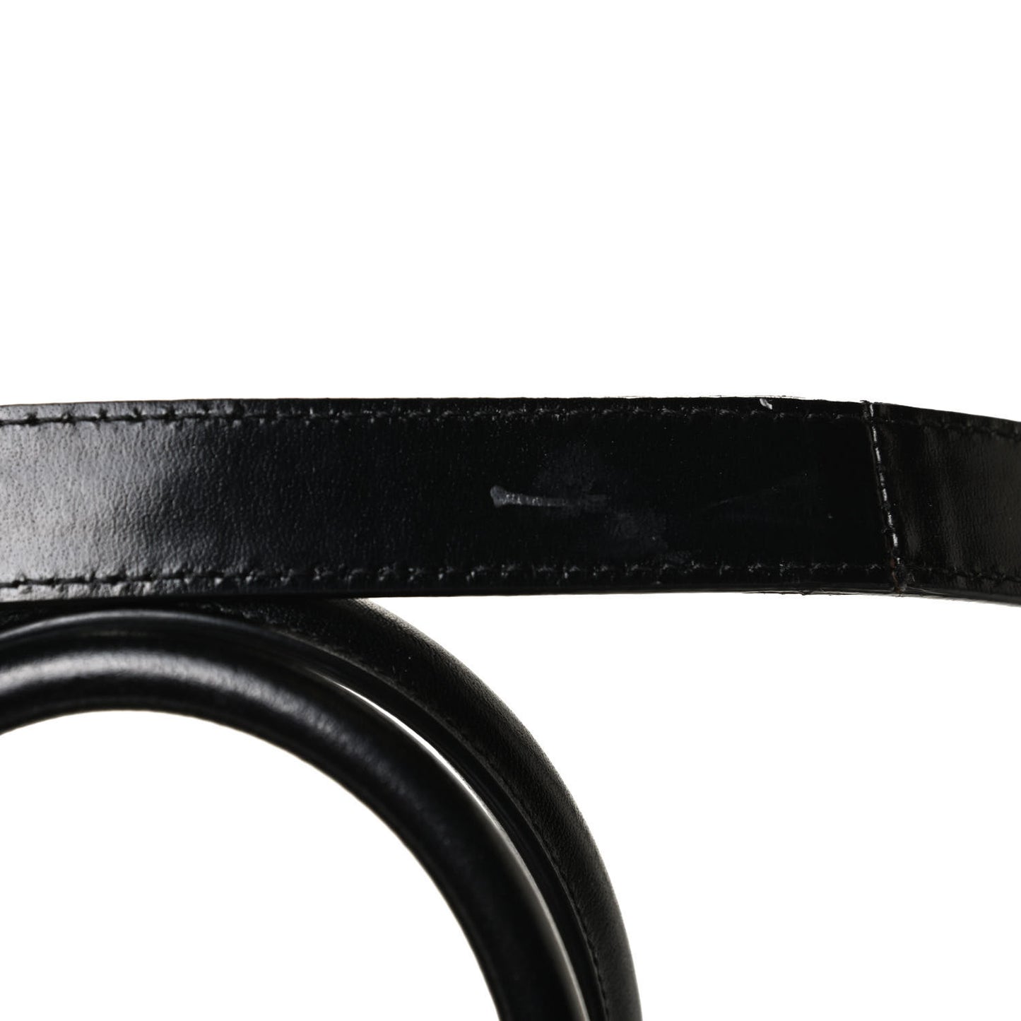 Shiny Lord Calfskin Mini Antigona Black