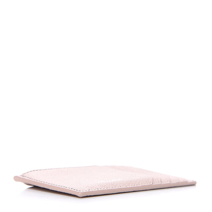 Saint Laurent Grained Calfskin 5 Fragments Zip Pouch Card Holder Marble Pink 4 of 7