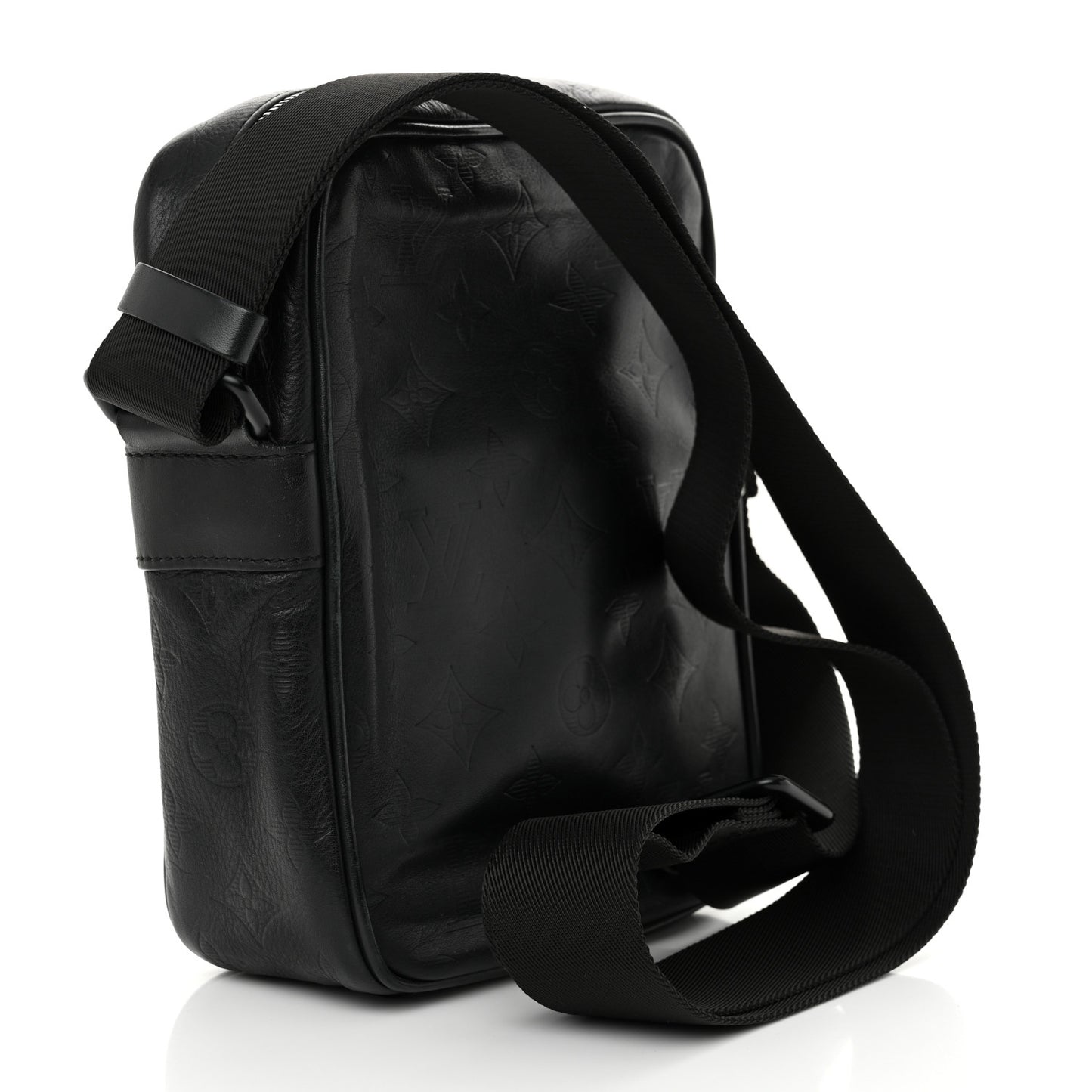 Calfskin Monogram Shadow Danube PM Black