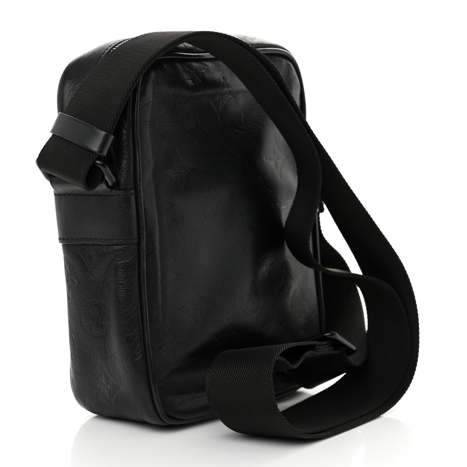 Louis Vuitton Calfskin Monogram Shadow Danube PM Black 3 of 10